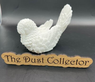 Vintage Italian Alabaster Mourning Dove By A Santini