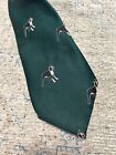 Boston Terrier vintage black dog embroidered critter preppy necktie
