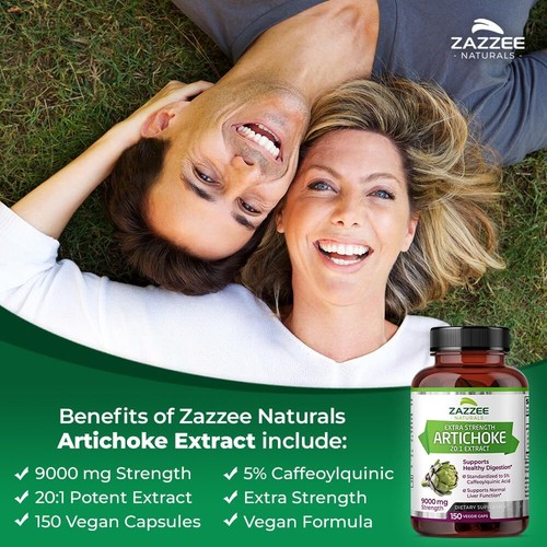 Extra Strength Artichoke 20:1 Extract, 9000 mg Strength, 5% Caffeoylquinic Acid - Picture 3 of 7