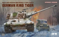 RYEFIELD MODEL RFM RM-5138 1/35 German King Tiger Ardennes 1944 Upgrade Version