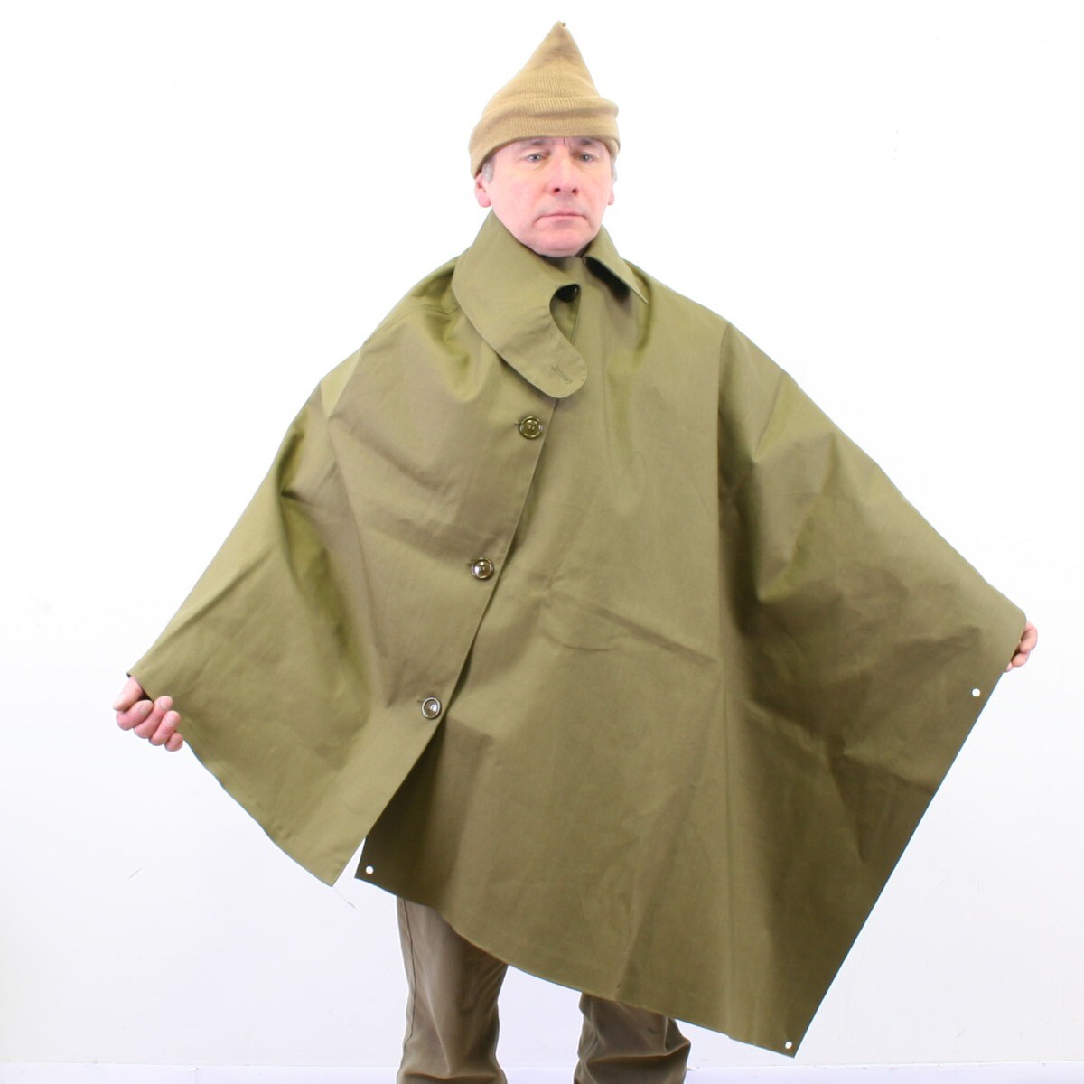 40s btritish military cotton cape