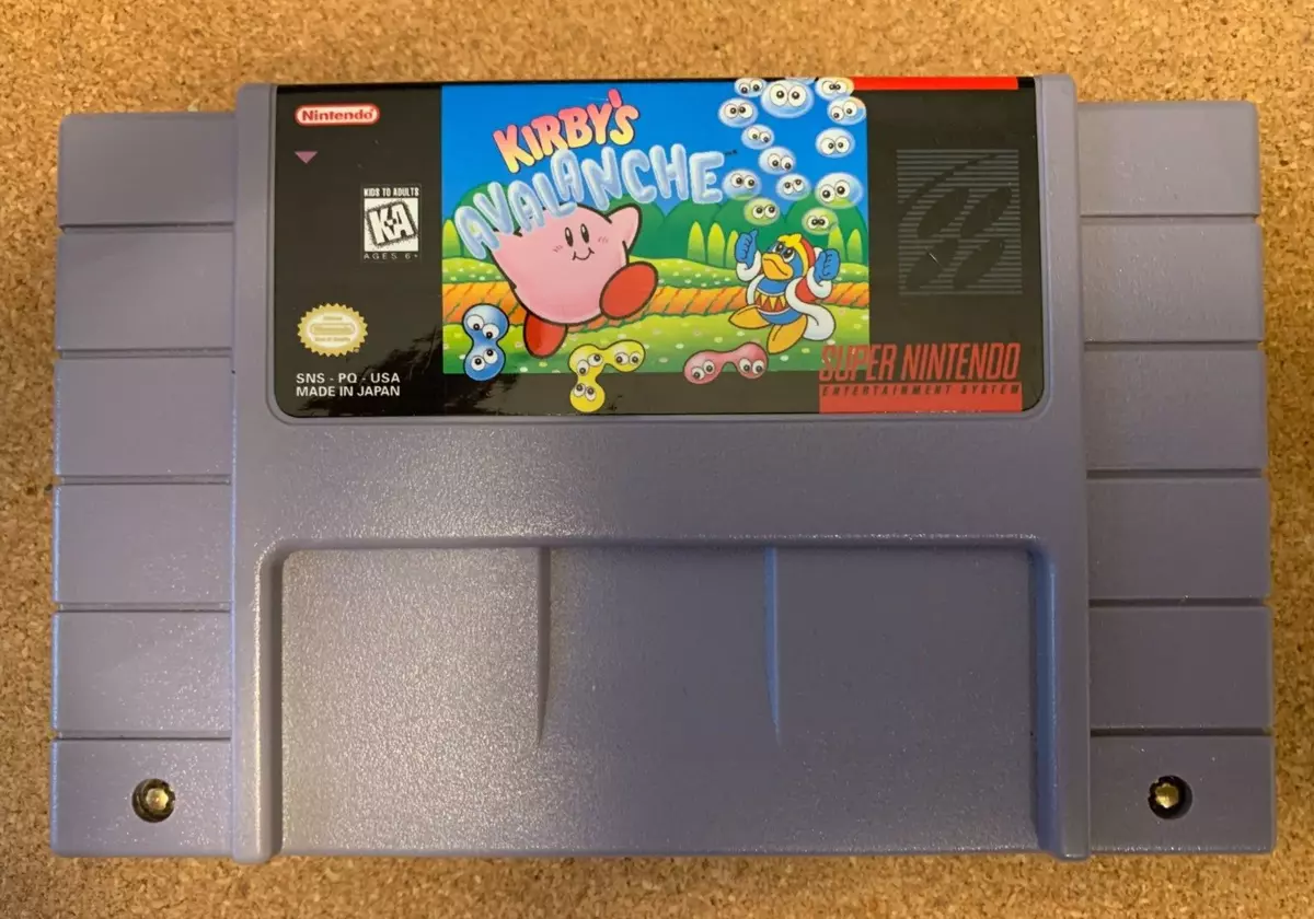 Kirby's Avalanche (Super Nintendo Entertainment System, 1995) for