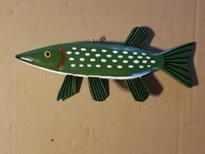 Vtg Dave Boegh Ice Spear Fishing 10" Pike 9.3 Oz Decoy Lure Signed Unused MINT