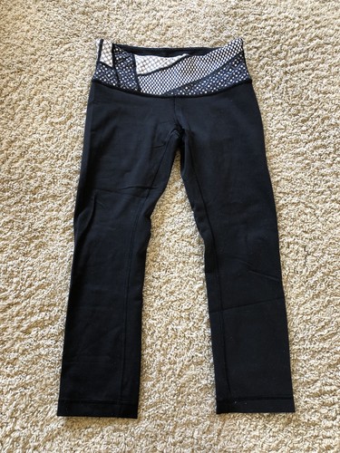 Lululemon Cropped Leggings Black 