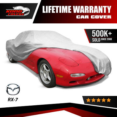 Mazda RX-7 4 Layer Car Cover Fitted In Out door Water Proof Rain Snow Sun Dust