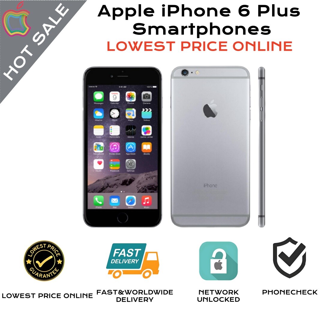 【On Sale】Apple iPhone 6 Plus-64GB-All Colors Unlocked Smartphone-Excellent @Igw