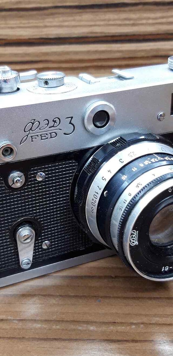 Rangefinder camera FED 3 INDUSTAR-61 52mm f/2,8 Lens | eBay