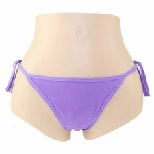 1xSilicone Crossdresser Panty Hip Shaping Pant Fake Vagina Panties Enhancer