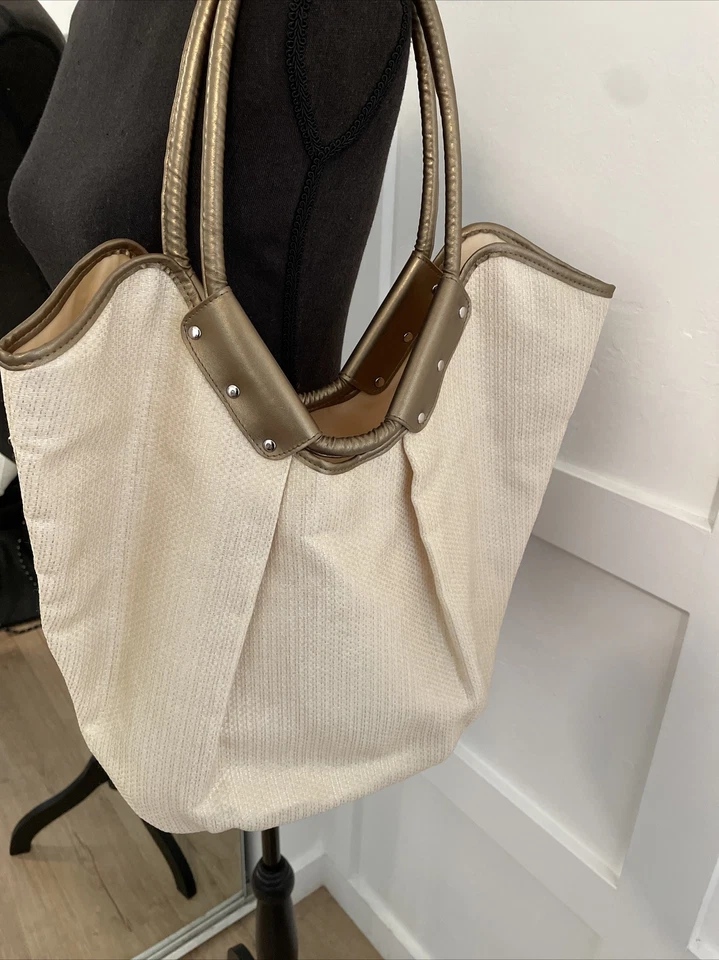 Bolso de hombro Wacoal beige dorado mediano/LG para mujer Foto 2 de 4