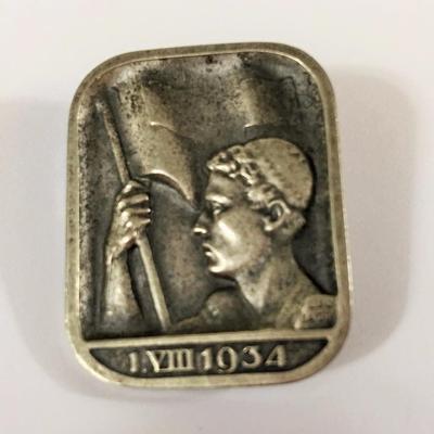 1934 Luc Jaggi 1940 WWII 1929 Franz Wanger Pins Badge Huguenin Le Locle