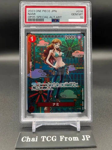 PSA 10 Nami R OP01-016 SP Awakening of the New Era ONE PIECE Card Game Japanese