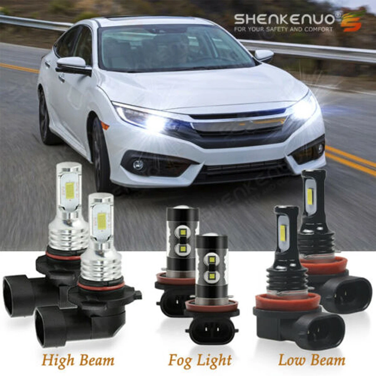 2017 honda civic headlight bulb deals