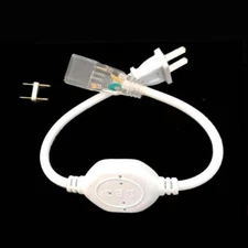 110V US Plug for 2pin AC 110V 5050 Rope Tape Outdoor Waterproof LED Strip Light