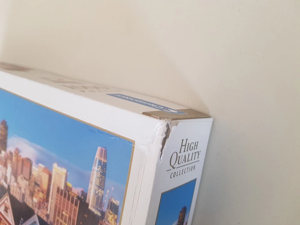 PUZZLE painted lady marque CLEMENTONI 1000 PIECES - Photo 3/3