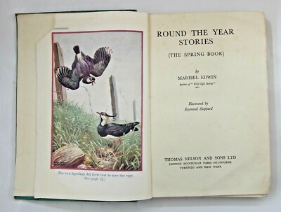 The Spring Book Round the Year Stories Maribel Edwin 1940 Thomas Nelson hardback