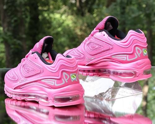 Nike Air Max 98 TL x Supreme Pinksicle Men’s Size 8 Pink Custom DR1033-600 - Picture 12 of 19