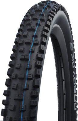 Pneu VTT Schwalbe Nobby Nic 29x2.4 - Sans Chambre (Tubeless Ready), Pliable, Gomme Addix SpeedGrip - Noir