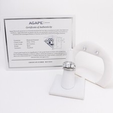 14k Gold Lab Created Diamond Engagement Ring Wedding Band Earring Set