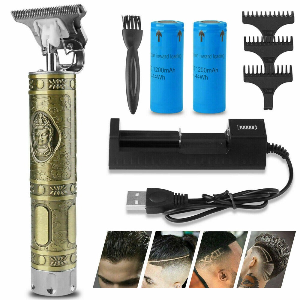 Kemei Professional Hair Clippers Trimmer Kit Men Cutting Machine Barber Salon US