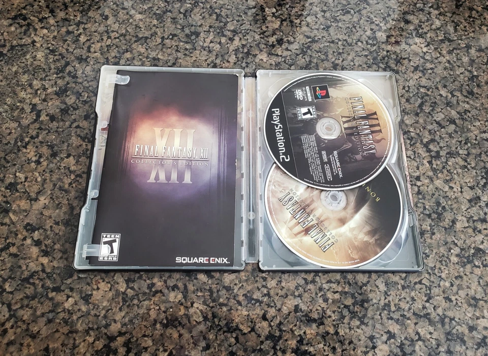 Final Fantasy XII Collector’s Edition (Sony Playstation 2 PS2, 2006) - Completo - Imagem 4 de 4