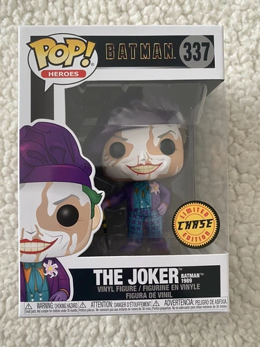 FUNKO POP! BATMAN 1989 THE JOKER METALLIC CHASE NEW IN BOX