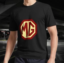 Classic Cars Logo - MG Active T-Shirt Funny Size Mode American T-shirt