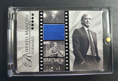 2024 Futera Unique Legends Roberto Mancini Game Used Jersey Patch 07/19