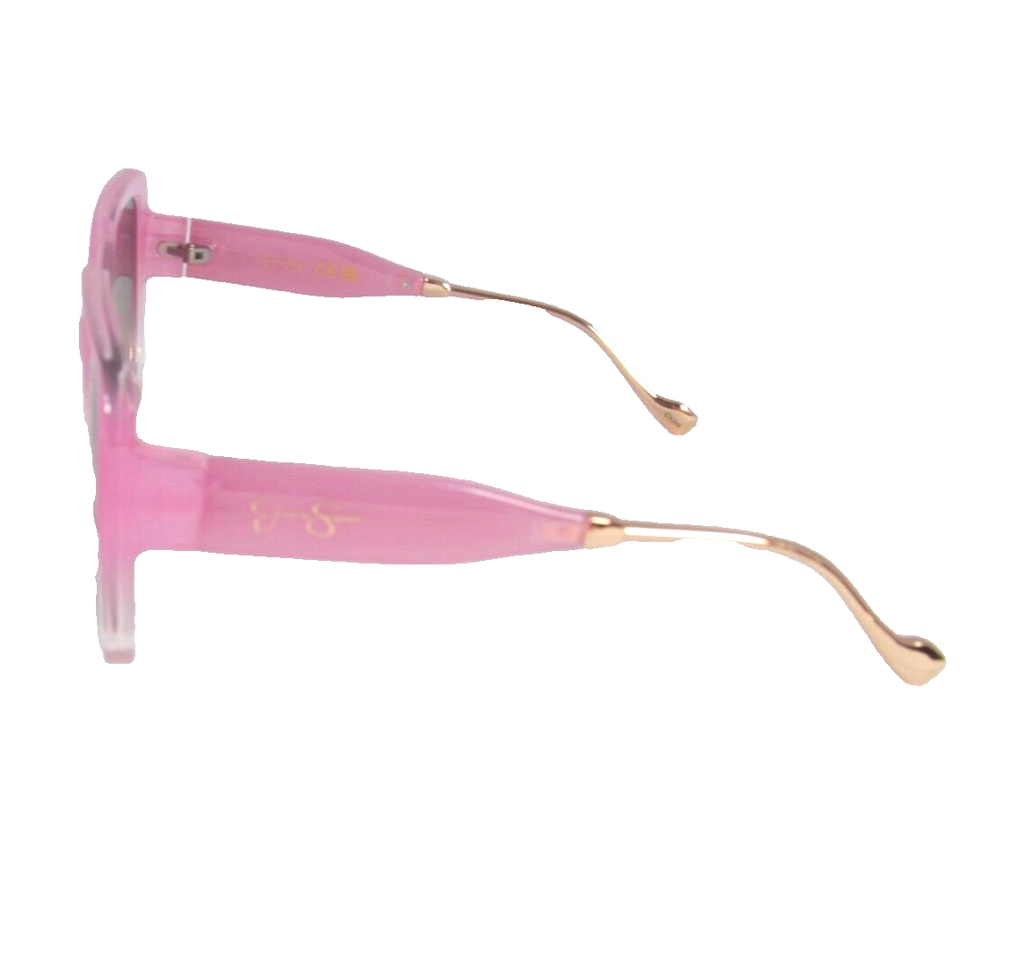 Jessica Simpson j6325 oversized Pink fade clear frame gold Tip arms sunglasses Modern Aviator Sunglasses in Cream to Pink Fade – Jessica  main image 4