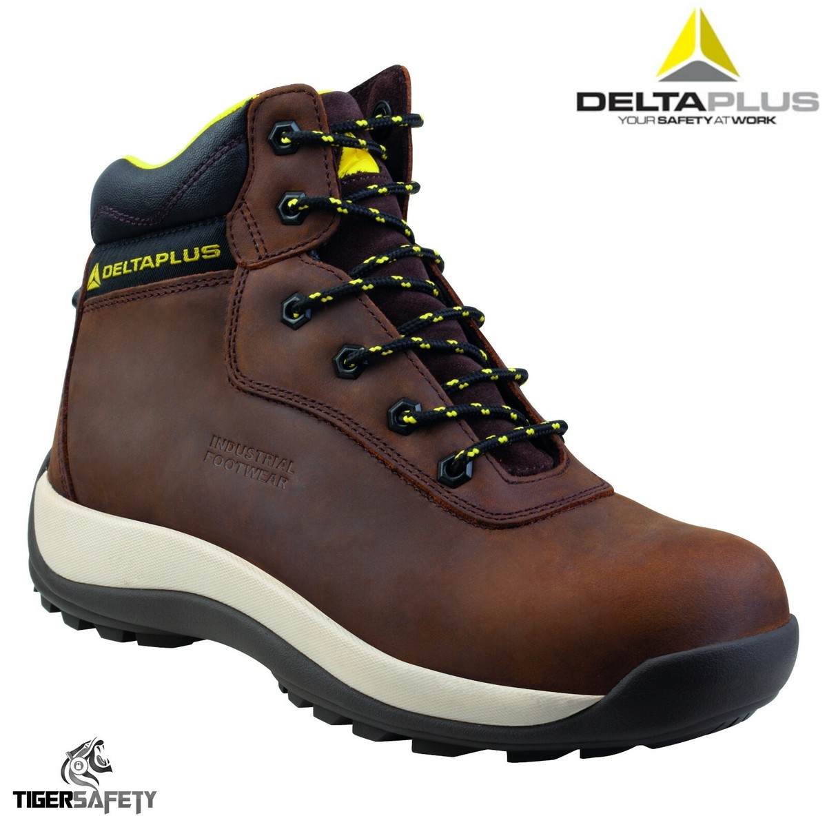 Delta Plus Saga S3 HRO Waxy Brown Leather Composite Toe Cap  display picture 1