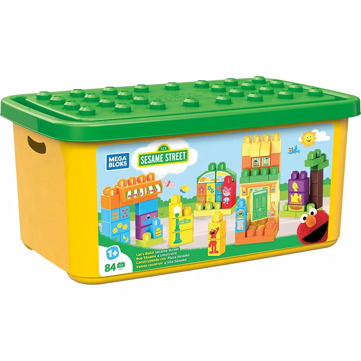 Mega Bloks Sesame Street GDB51 Lets Build Kids Playset