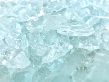 0.75" Recycled Crushed Glass Fire Glass for Fire Pits, and Fireplaces