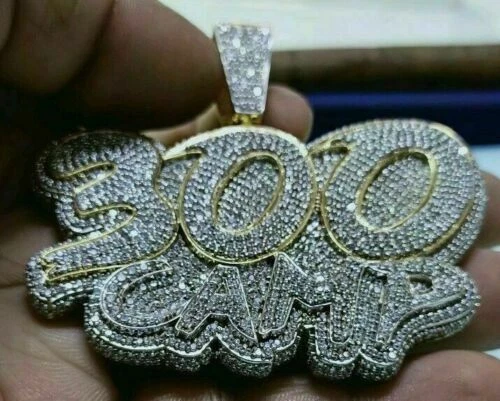 3.5ct Lab Diamond Men s Customization 300 CAMP Hip hop Pendant