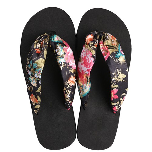 Women Comfortable Thong Sandals Summer Beach Non-Slip Cushion Casual Flip Flops - Picture 3 of 10
