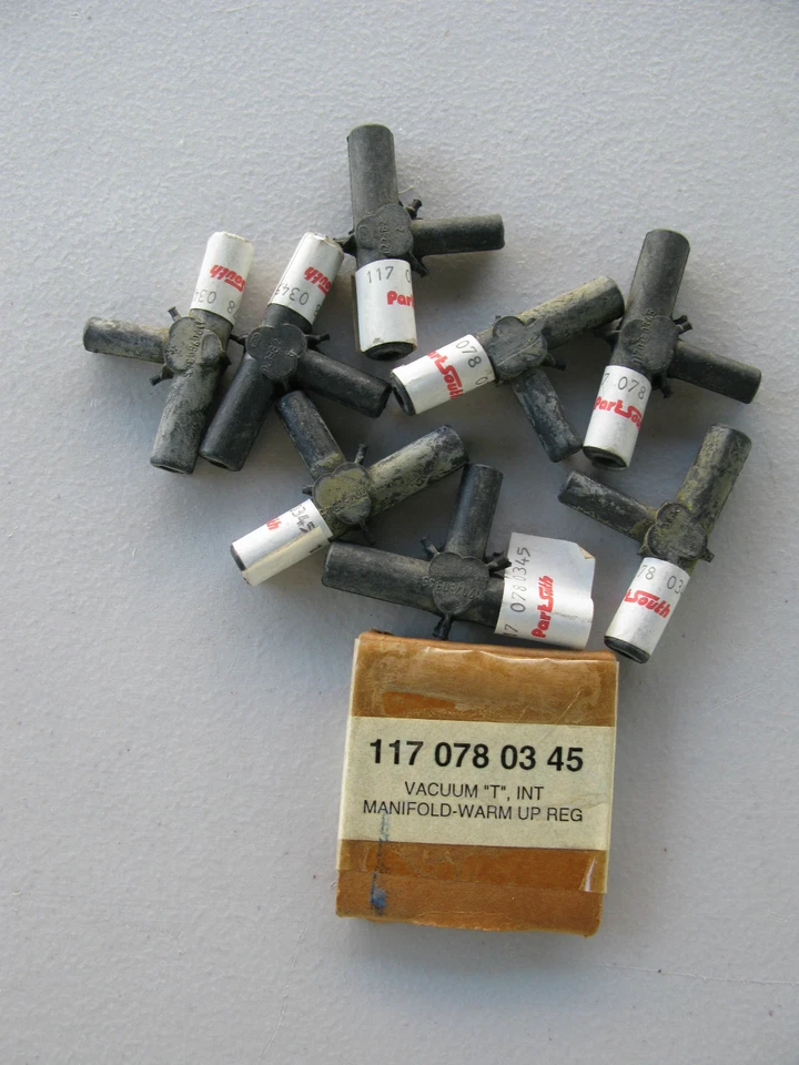 Nos Vacuum Power Adapter 1170780345 Fit Mercedes Benz 1981-1991 - 8 PCS - Image 2 of 2