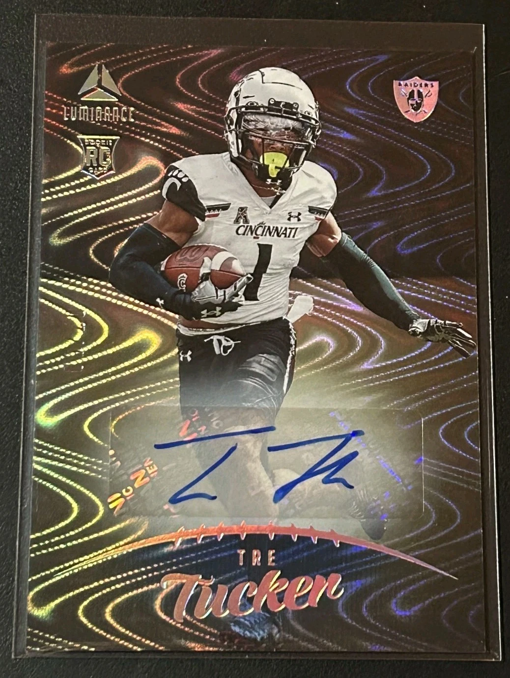 Tre Tucker Panini Luminance #136 Autograph-Blue