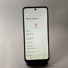 Motorola Moto G Play 2024 64GB Blue XT2413-2 Factory Unlocked Missing Sim Tray