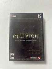 Elder Scrolls IV: Oblivion Game of the Year Edition PC, 2007 CIB Map Manual