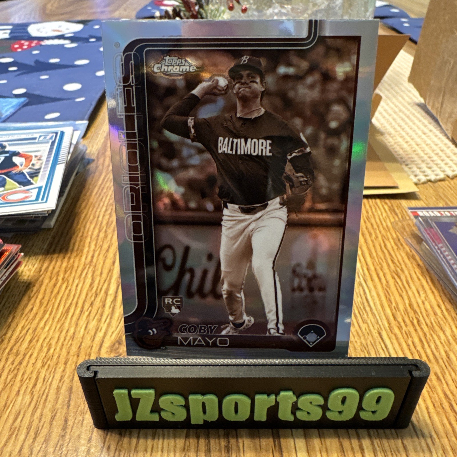 2025 Topps Chrome - Coby Mayo #120 Refractor (RC)