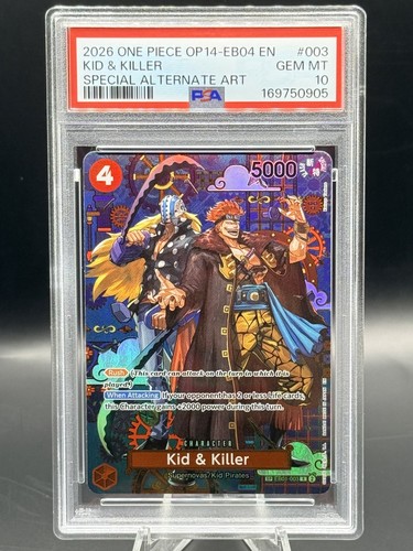 Kid & Killer (SP Card) graded PSA 10 for sale on eBay