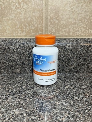 Doctor's Best Nattokinase 2,000 FUs 90 Veggie Capsules-06/2027
