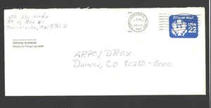 U.S. Scott #UO74 Official Mail Entire Used F-VF SCV$5.00