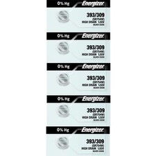 silver oxide batteries 393 watch batteries 10 pack replacement SR754W
