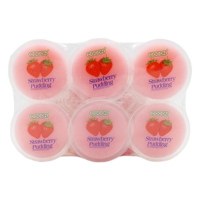 Cocon Dessert mit Kokosnuss Gel ERDBEER Geschmack 480g