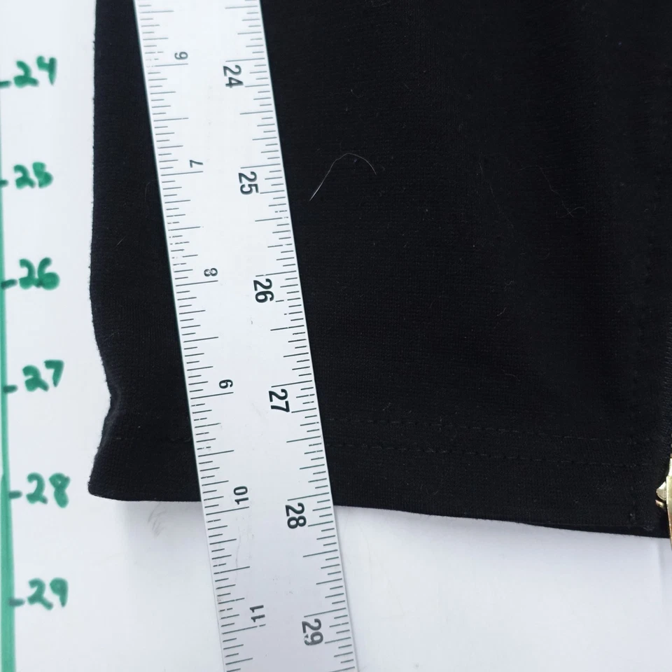 Calça Ponte Seven7 Feminina Sentada 14 Preta Elástica Conforto Perna Magra Tornozelo Zíper - Imagem 2 de 4