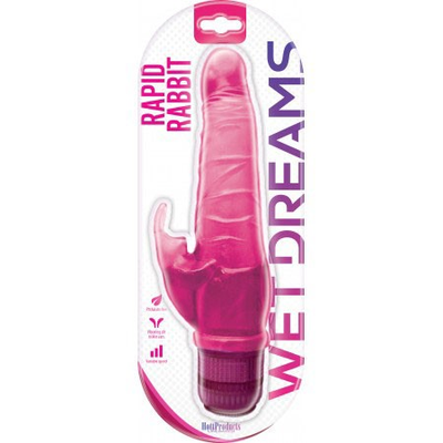 #ad Hott Products Wet Dreams Rapid Rabbit Vibrator Hp Htp2932 $20.77