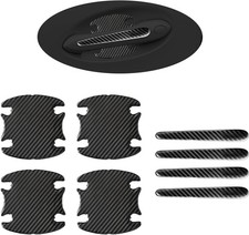 1 Pack 8 Pcs Car Door Handle Protector Reflective Stickers Universal Auto Do