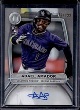 Adael Amador 2025 Topps Tribute #TA-AA Rookie Auto /199
