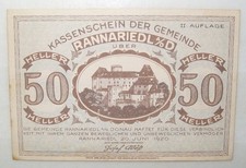 N°28V BANKNOTE OSTERREICH GUTSCHEIN 1920