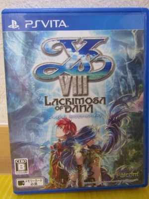 PS Vita YS VIII 8 Sony Playstation Vita Lacrimosa Of DANA Japan Import