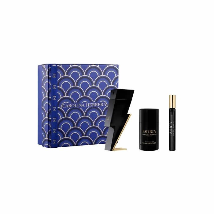 Carolina Herrera Bad Boy Eau De Toilette Spray 100ml Set 3 Pieces - Immagine 4